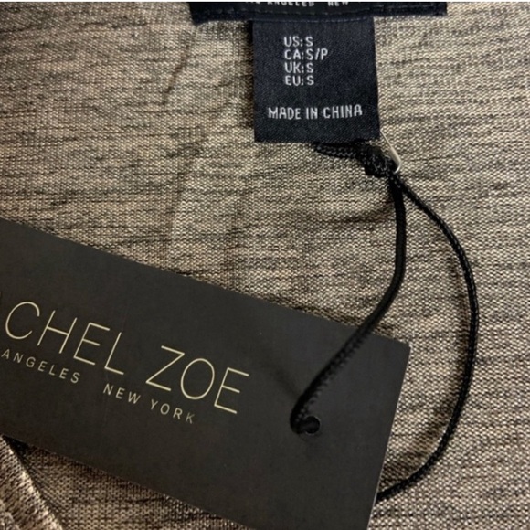 New!  Rachel Zoe top.  Size S.  Gold metallic. - Picture 3 of 3